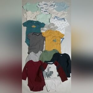 Assorted Baby  12 Month Onesies Bundle